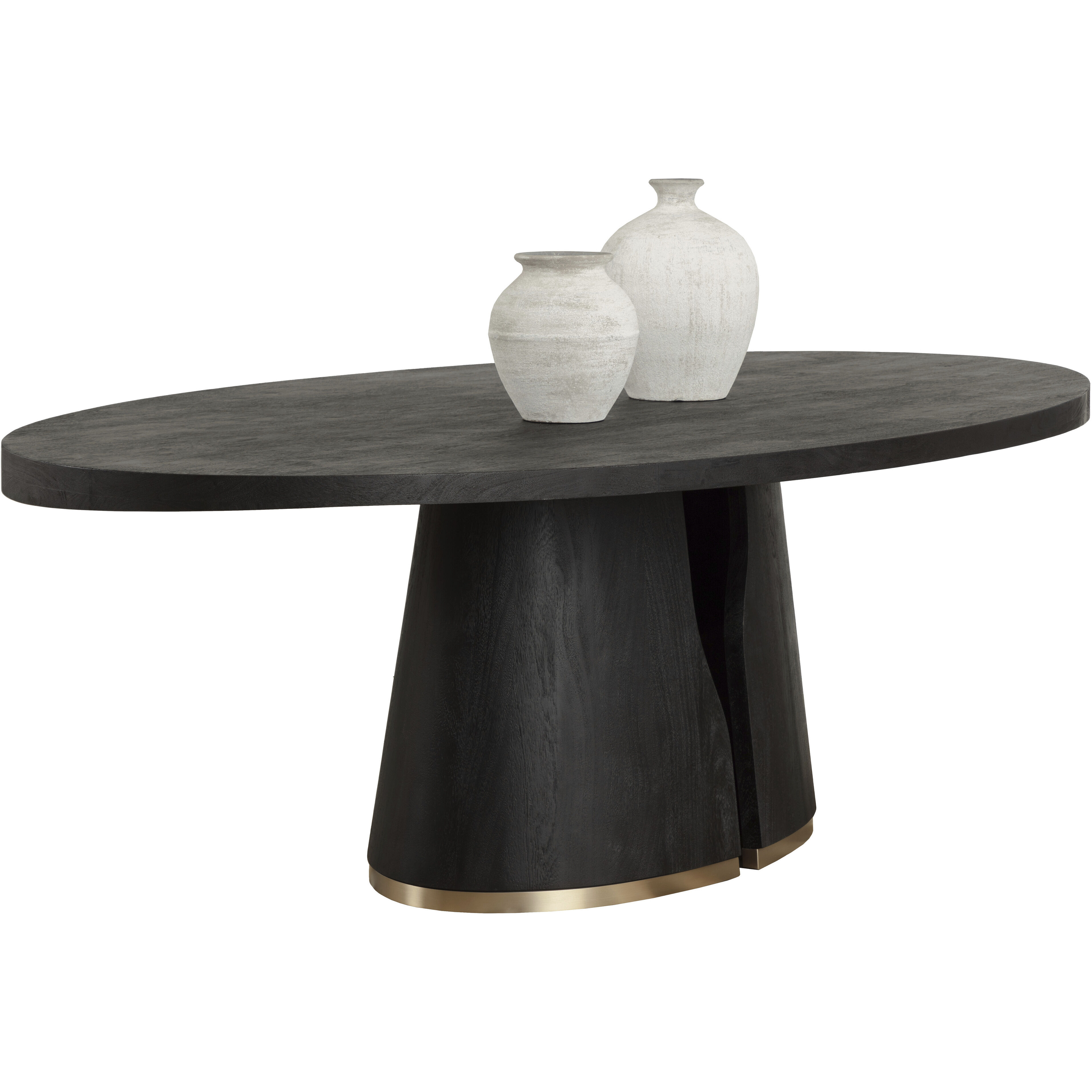 Tasmin 98 X 52 inch Black Dining Table